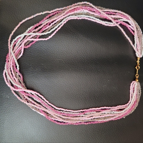 Beaded Seed Necklace - Picture 2 of 5